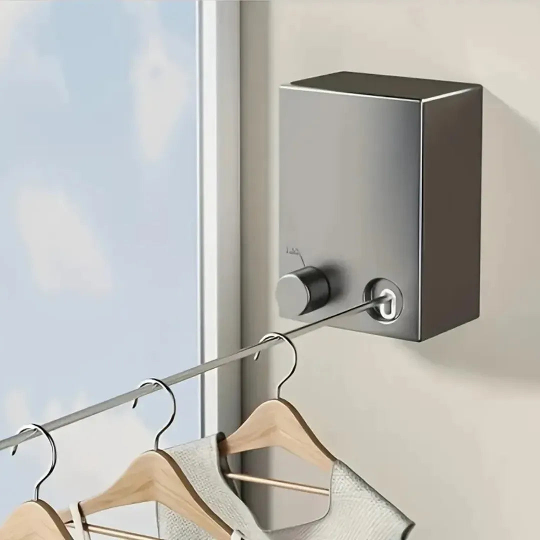 Varal Invisível Retrátil de Aço Inox - OCF 🔥 QUEIMA DE ESTOQUE DE VERÃO