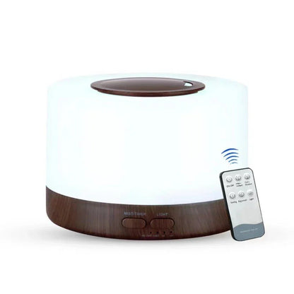 Difusor De Aroma Umidificador LED De Madeira 500ml